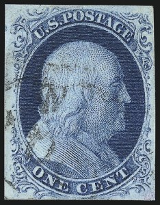 Sale 982, Lot 5044, 1c-3c 1851-56 Issue (Scott 5-11)