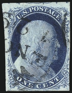 Sale 982, Lot 5045, 1c-3c 1851-56 Issue (Scott 5-11)