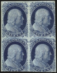 Sale 982, Lot 5047, 1c-3c 1851-56 Issue (Scott 5-11)