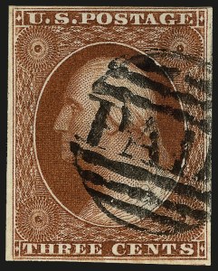 Sale 982, Lot 5049, 1c-3c 1851-56 Issue (Scott 5-11)