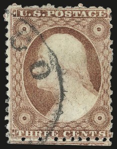Sale 982, Lot 5074, 1c-3c 1851-56 Issue (Scott 5-11)