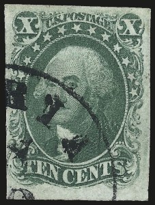 Sale 982, Lot 5080, 5c-12c 1851-56 Issue (Scott 12-17)