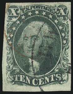 Sale 982, Lot 5089, 5c-12c 1851-56 Issue (Scott 12-17)
