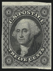 Sale 982, Lot 5092, 5c-12c 1851-56 Issue (Scott 12-17)