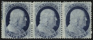 Sale 982, Lot 5109, 1c-3c 1857-60 Issue (Scott 18-26A)