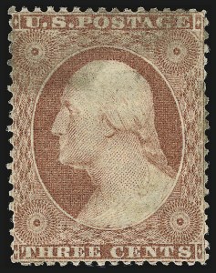 Sale 982, Lot 5110, 1c-3c 1857-60 Issue (Scott 18-26A)