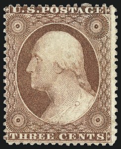 Sale 982, Lot 5111, 1c-3c 1857-60 Issue (Scott 18-26A)
