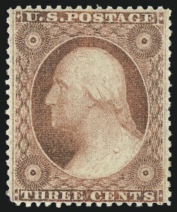 Sale 982, Lot 5117, 1c-3c 1857-60 Issue (Scott 18-26A)