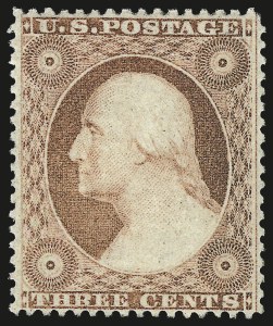 Sale 982, Lot 5118, 1c-3c 1857-60 Issue (Scott 18-26A)