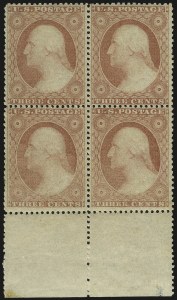 Sale 982, Lot 5119, 1c-3c 1857-60 Issue (Scott 18-26A)