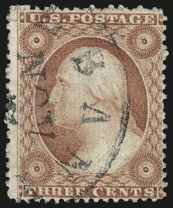 Sale 982, Lot 5120, 1c-3c 1857-60 Issue (Scott 18-26A)