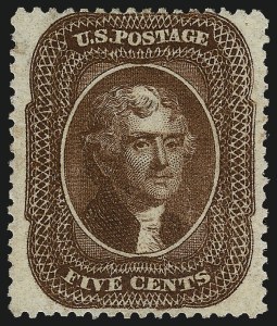 Sale 982, Lot 5134, 5c 1857-60 Issue (Scott 27-30A)