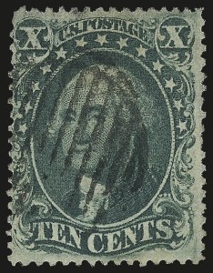 Sale 982, Lot 5144, 10c-90c 1857-60 Issue (Scott 31-39)