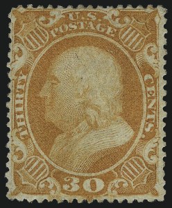 Sale 982, Lot 5160, 10c-90c 1857-60 Issue (Scott 31-39)