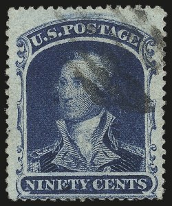 Sale 982, Lot 5164, 10c-90c 1857-60 Issue (Scott 31-39)