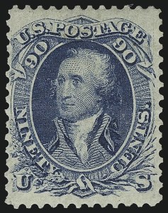 Sale 982, Lot 5210, 1861-66 Issue (Scott 68-78b)
