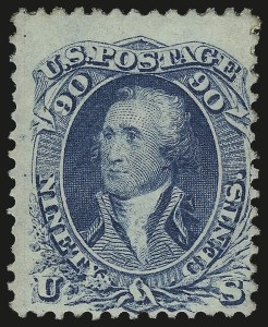 Sale 982, Lot 5211, 1861-66 Issue (Scott 68-78b)