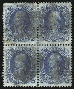 Sale 982, Lot 5212, 1861-66 Issue (Scott 68-78b)