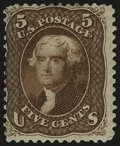 Sale 982, Lot 5218, 1861-66 Issue (Scott 68-78b)