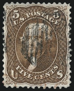 Sale 982, Lot 5219, 1861-66 Issue (Scott 68-78b)
