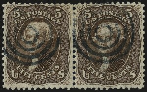 Sale 982, Lot 5220, 1861-66 Issue (Scott 68-78b)