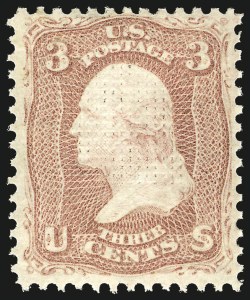 Sale 982, Lot 5256, 1867-68 Grilled Issue (E Grill - Scott 86-91)