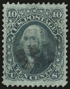 Sale 982, Lot 5275, 1867-68 Grilled Issue (F Grill - Scott 92-101)