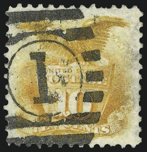 Sale 982, Lot 5381, 1875 Re-Issue of 1869 Pictorial Issue (Scott 123-133a)