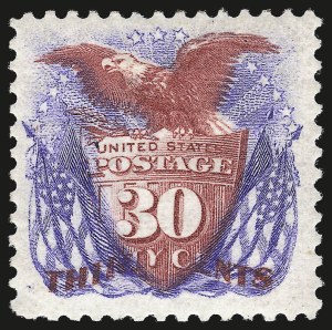 Sale 982, Lot 5395, 1875 Re-Issue of 1869 Pictorial Issue (Scott 123-133a)