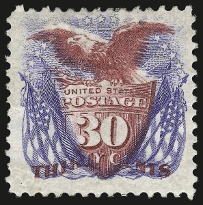 Sale 982, Lot 5396, 1875 Re-Issue of 1869 Pictorial Issue (Scott 123-133a)