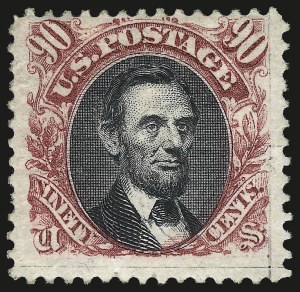 Sale 982, Lot 5400, 1875 Re-Issue of 1869 Pictorial Issue (Scott 123-133a)