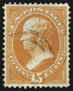 Sale 982, Lot 5427, 1870-71 National Bank Note Co. Grilled Issue (Scott 134-144)