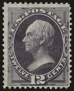 Sale 982, Lot 5447, 1870-71 National Bank Note Co. Ungrilled Issue (Scott 145-155), 12c Dull Violet (151) Sale 982, Lot 5447, 1870-71 National Bank Note Co. Ungrilled Issue (Scott 145-155)