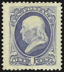 Sale 982, Lot 5458, 1873 Continental Bank Note Co. Issue (Scott 156-166)