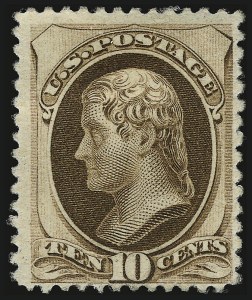 Sale 982, Lot 5488, 1875-79 Continental and American Bank Note Co. Issues (Scott 178-191)
