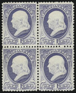Sale 982, Lot 5502, 1881-87 American Bank Note Co. Issues (Scott 205-218)