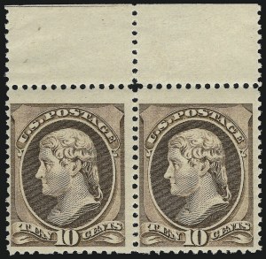 Sale 982, Lot 5505, 1881-87 American Bank Note Co. Issues (Scott 205-218)