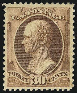 Sale 982, Lot 5512, 1881-87 American Bank Note Co. Issues (Scott 205-218)