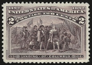 Sale 982, Lot 5536, 1893 Columbian Issue (1c thru 8c, Scott 230-236)