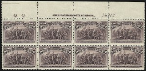 Sale 982, Lot 5537, 1893 Columbian Issue (1c thru 8c, Scott 230-236)