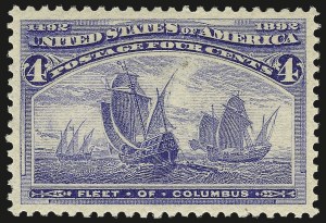 Sale Number 982, Lot Number 5542, 1893 Columbian Issue (1c thru 8c, Scott 230-236)