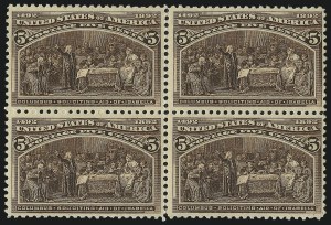 Sale 982, Lot 5553, 1893 Columbian Issue (1c thru 8c, Scott 230-236)