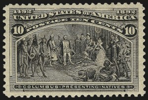 Sale Number 982, Lot Number 5561, 1893 Columbian Issue (10c thru $1.00, Scott 237-241)