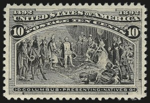 Sale Number 982, Lot Number 5562, 1893 Columbian Issue (10c thru $1.00, Scott 237-241)