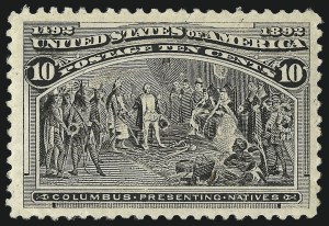 Sale 982, Lot 5563, 1893 Columbian Issue (10c thru $1.00, Scott 237-241)