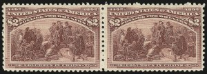 Sale 982, Lot 5584, 1893 Columbian Issue ($2.00 thru $5.00, Scott 242-245)