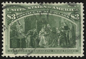 Sale 982, Lot 5588, 1893 Columbian Issue ($2.00 thru $5.00, Scott 242-245)