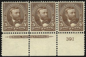 Sale 982, Lot 5613, 1895 Watermarked Bureau Issue (Scott 264-278)