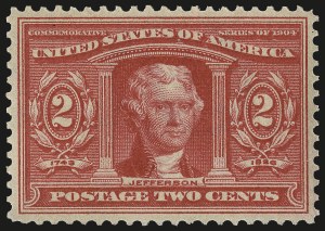 Sale Number 982, Lot Number 5710, 1904 Louisiana Purchase, Jamestown Issues (Scott 323-330)