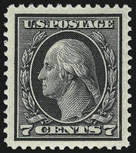 Sale 982, Lot 5795, 1912-14 Washington-Franklin Issue (Scott 405-423)